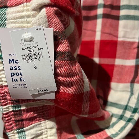 Sz L Men's Flannel Pajama Pants - Picture 4 of 6